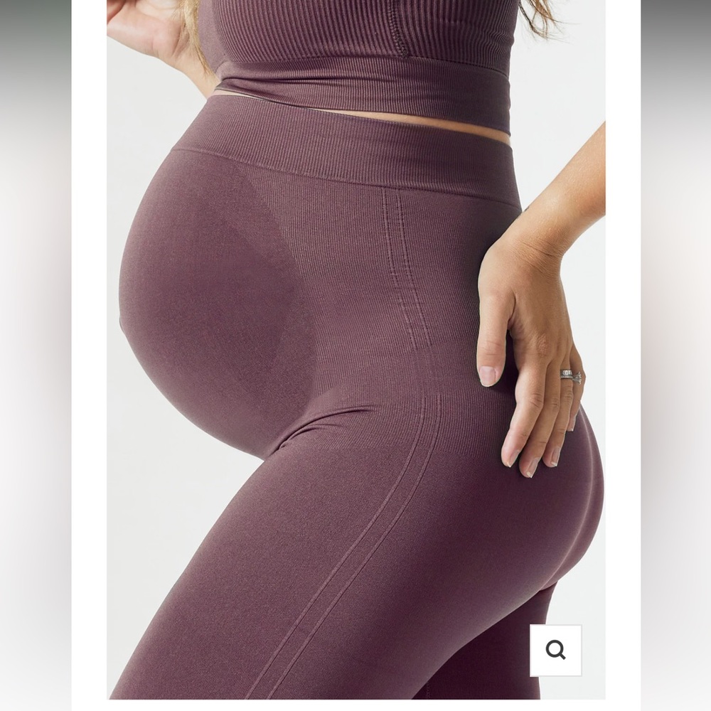 Blanqi Everyday Maternity Belly Support Leggings in Soft Fawn